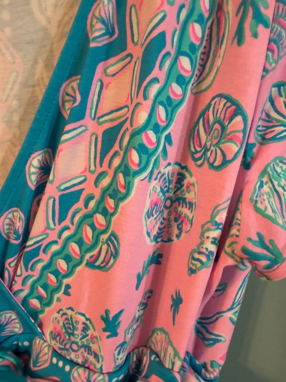 Lilly Pulitzer Pink and teal maxi - Picture 3 of 7